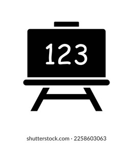 blackboard icon vector design template in white background