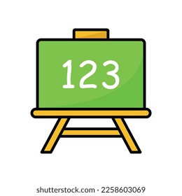 blackboard icon vector design template in white background
