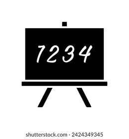 blackboard icon vector design template simple and clean