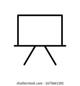 Blackboard icon vector design templates, painting board icon vector design illustration