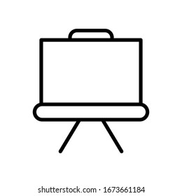 Blackboard icon vector design templates, painting board icon vector design illustration