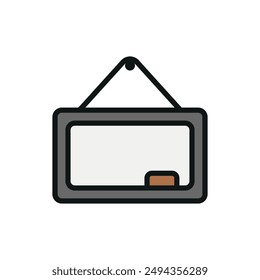 Blackboard icon vector design templates simple and modern concept