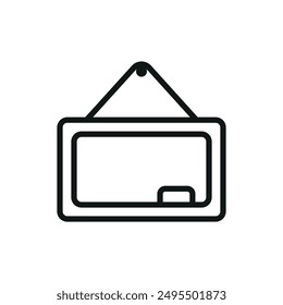 Blackboard icon vector design templates simple and modern concept