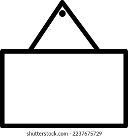 Blackboard icon vector design trendy on white background..eps
