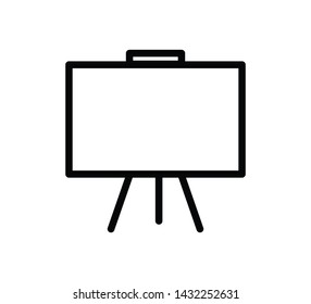 Blackboard icon vector flat style illustration 