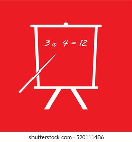 blackboard Icon Vector Illustration