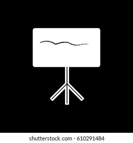 blackboard icon vector illustration