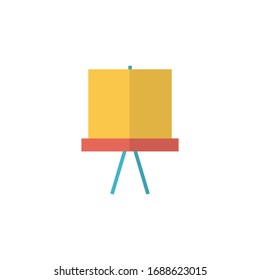 blackboard icon vector illustration. blackboard icon vector flat style design