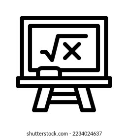Blackboard icon vector illustration logo template isolated on white background