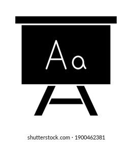 Blackboard icon vector image. Can also be used for education. Suitable for use on web apps, mobile apps and print media.