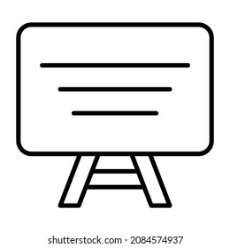 Blackboard icon vector image. Can also be used for web apps, mobile apps and print media.