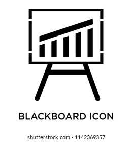 Blackboard icon vector isolated on white background for your web and mobile app design, Blackboard logo concept