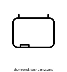 blackboard Icon Vector Logo Template 