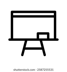 Blackboard Icon Vector Symbol Design Illustration