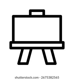 Blackboard Icon Vector Symbol Design Illustration