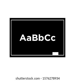Blackboard icon vector in trendy style