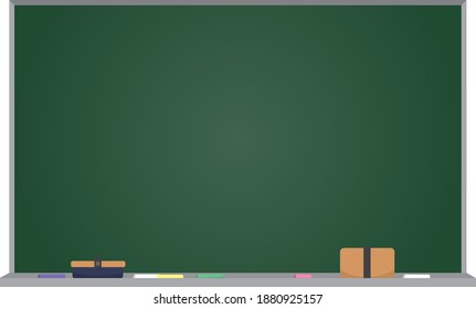 Blackboard illustration (blackboard-like frame material)