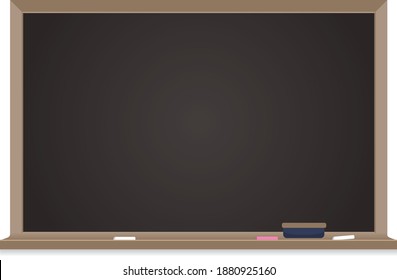 Blackboard illustration (blackboard-like frame material)