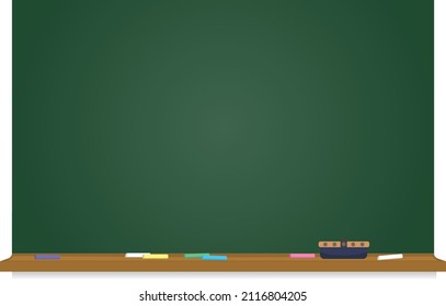 Blackboard illustration (blackboard-like frame material)