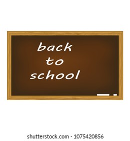 blackboard isolated on white background vector illustration