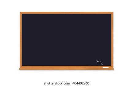 Blackboard. Isolated vector illustration on white background.