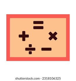 blackboard item school element design illustration