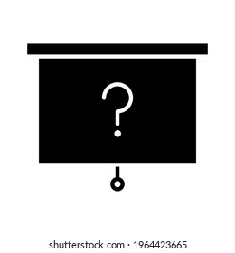 Blackboard, lecture, presentation icon vector image. Can also be used for Web Marketing. Suitable for use on web apps, mobile apps and print media.