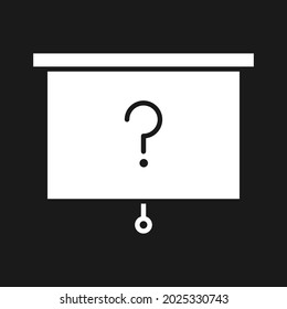 Blackboard, lecture, presentation icon vector image. Can also be used for Web Marketing. Suitable for use on web apps, mobile apps and print media.