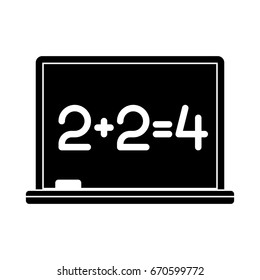 Blackboard Math Lesson Icon