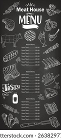 Blackboard menu templates have a user-friendly structure and can be used for both classic restaurants and modern cafes.
