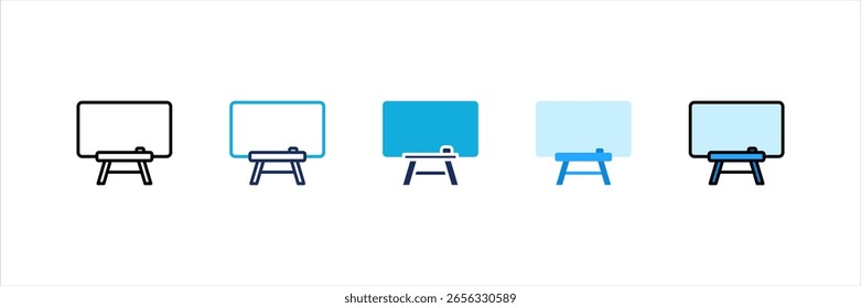 Conjunto de iconos de estilo múltiple de Blackboard
