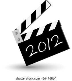 blackboard for new 2012 year eps10