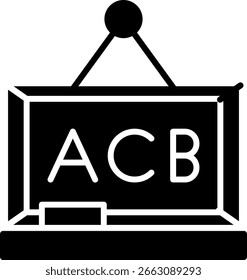 Blackboard New Creative Icon Design Vector