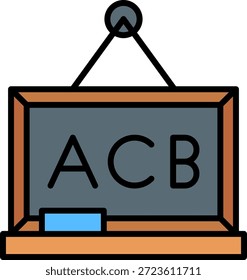Nuevo Vector de diseño de iconos creativos de Blackboard