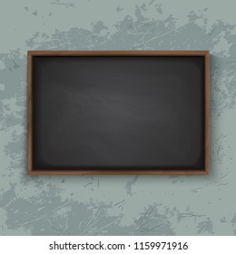 Blackboard on the wall