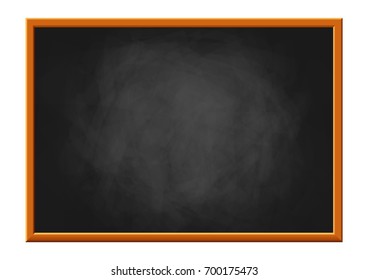 Blackboard on white background