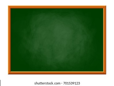 Blackboard auf weißem Hintergrund