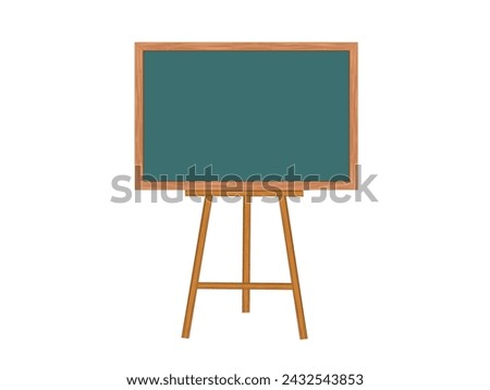 Blackboard on a white background.