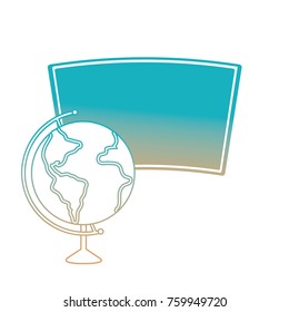 Blackboard and planet sphere design