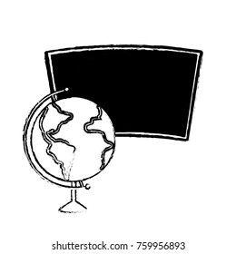 Blackboard and planet sphere design