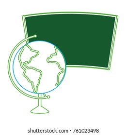 Blackboard and planet sphere design