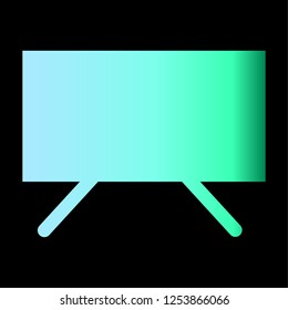 Blackboard presentation icon