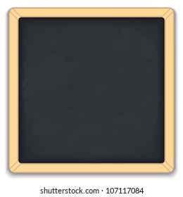 Blackboard square icon, vector eps10 illustration