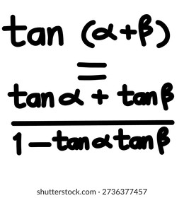 Blackboard Style Trigonometry Ratios Handwritten