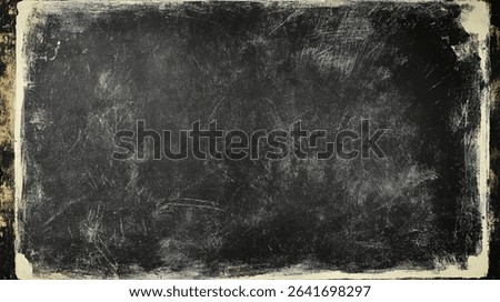 Blackboard texture background with dark wall backdrop. Rough grainy stone surface in black and dark gray tones. Vintage grunge marble wall with old textured design