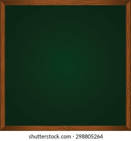 Blackboard, vector eps 10 illustration Green chalkboard.Vector