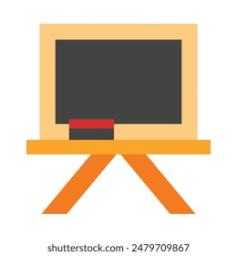 Blackboard Vector Flat Icon Design