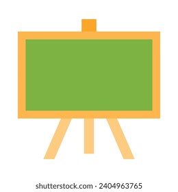 Icono Plano Vector De Pizarra Para Uso Personal Y Comercial.
