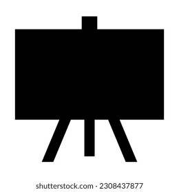 Blackboard Vector Glyph Icon For Personal And Commercial Use.
