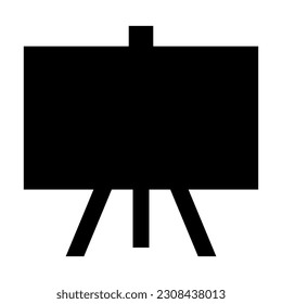 Blackboard Vector Glyph Icon For Personal And Commercial Use.
